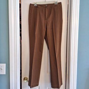 NWOT Chico's trousers, nutmeg, size 1.5.  Bundle with beaded vest for a discount